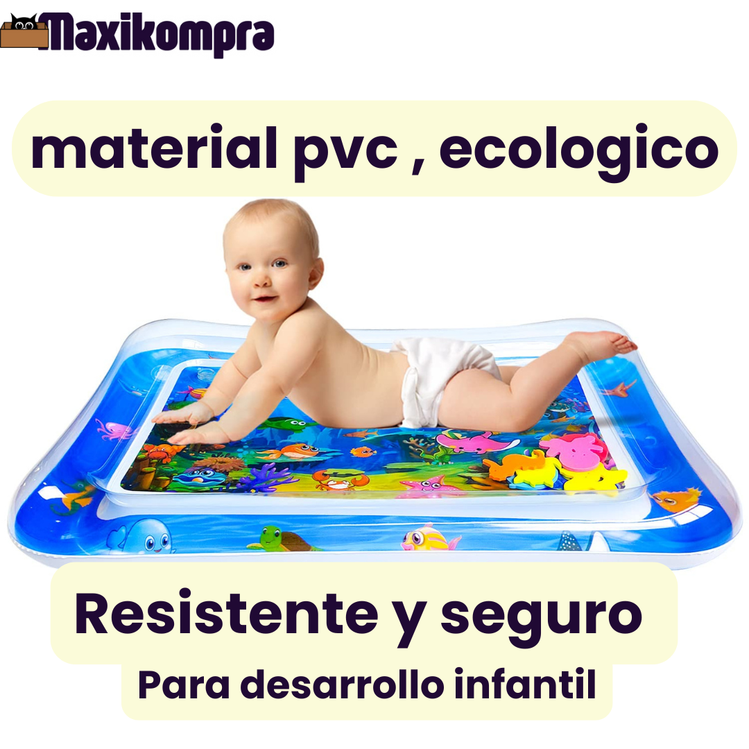 “Alfombra Acuática de Tummy‐Time para Bebés